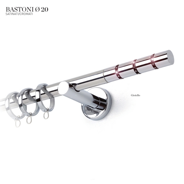 Bastone in acciaio inox gioiello - CASSERI BIANCHERIA
